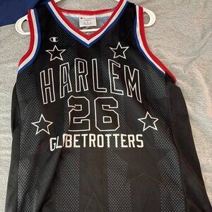 Champion Harlem globetrotters' Black jersey "Hi-Lite" size S